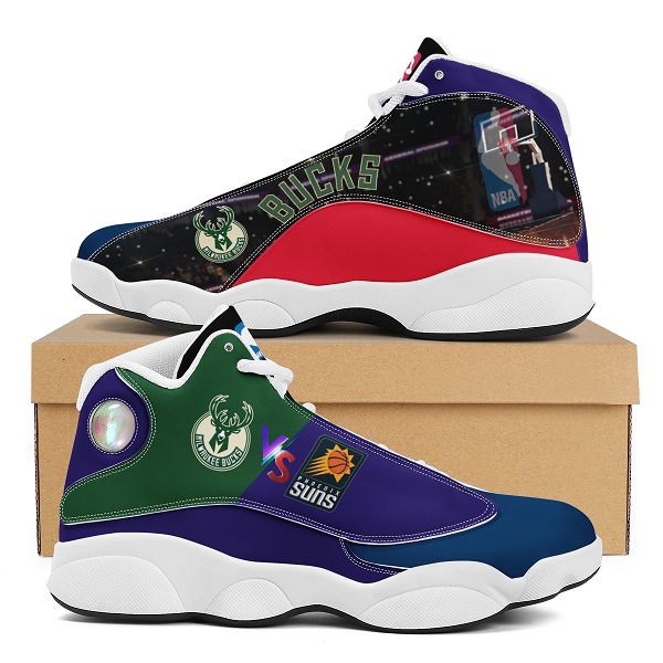 Men's Milwaukee Bucks And Suns Limited Edition JD13 Sneakers  002